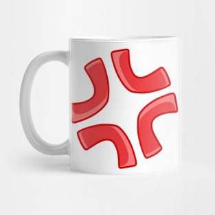 Anime Anger Frustration Symbol Mug